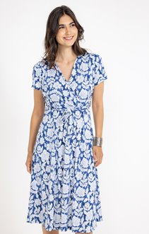Robe longue imprimée