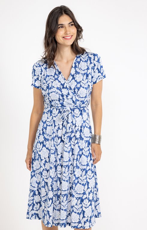 Robe longue imprimée