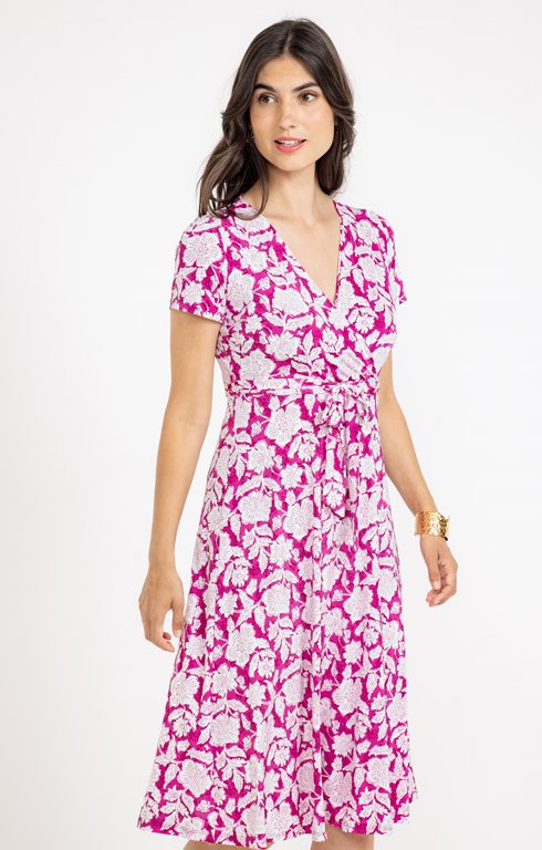 Robe longue imprimée