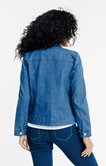Blouson denim brodé