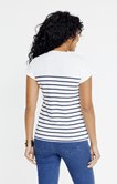 Tee-shirt rayé col rond