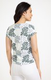 Tee-shirt imprimé feuillage