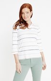 Tee-shirt col polo manches 3/4