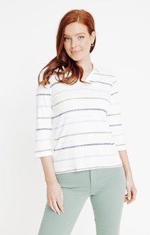 Tee-SHIRT COL POLO MANCHES 3/4