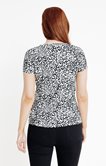 Tee-shirt été à imprimé léopard