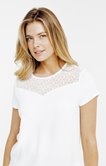 Tee-shirt uni col rond