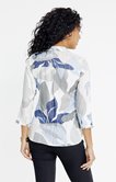 Tunique à imprimé fleur graphique