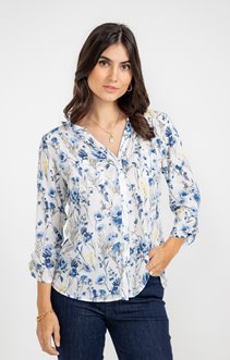 Chemise imprimé herbier