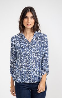 Chemise boutonnée imprimée