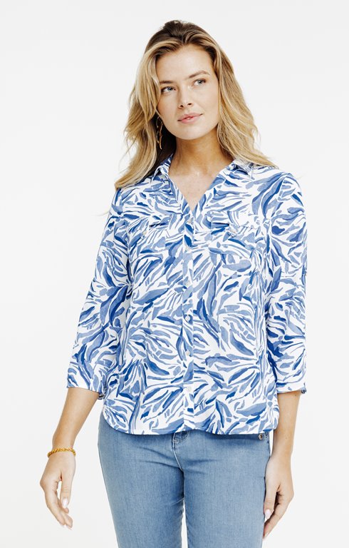 Chemise imprimée motif taches