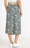 Jupe imprimée avec ceinture non doublée