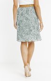 Jupe midi imprimée avec ceinture