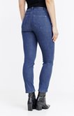 Pantalon 7/8 denim et détail strass