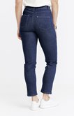 Pantalon 7/8 denim coupe droite