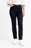 Pantalon 7/8 en coton et lyocell