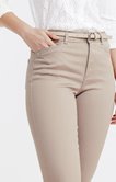 Pantalon chino coupe slim et ceinture