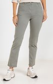 Pantalon 7/8 droit en coton