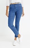Pantalon denim coupe chino