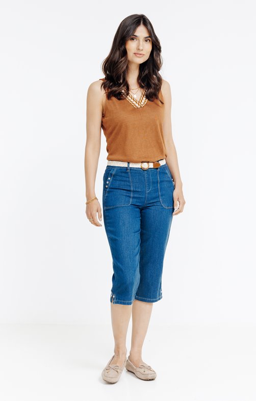 Pantacourt jump en coton Tencel™ Lenzing