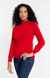 Pull en tricotage fantaisie