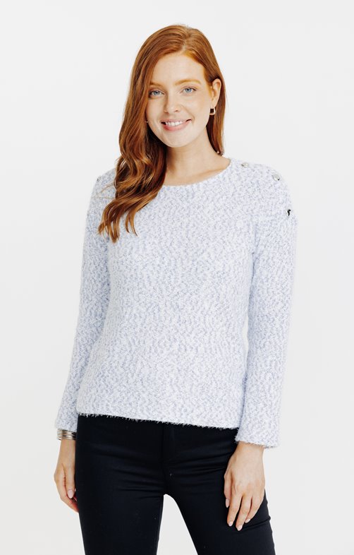 Pull en matière fantaisie