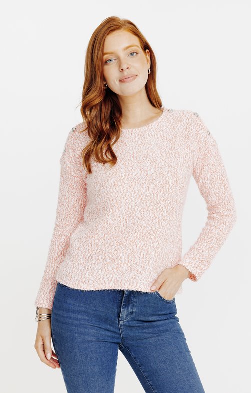 Pull en matière fantaisie