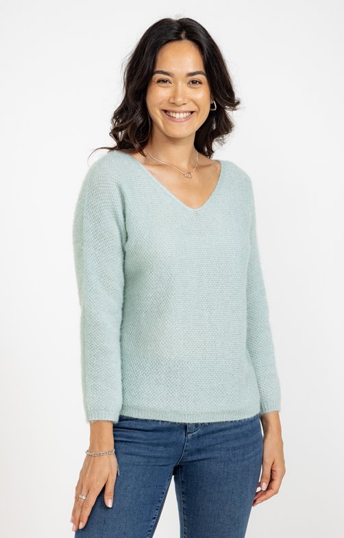 Pulle en maille fantaisie