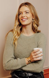 Pull en maille fantaisie