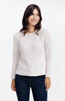 Pull links links maille chenille