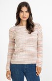 Pull en maille fantaisie multicolore