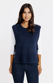 Pull ouvert sur les côtés