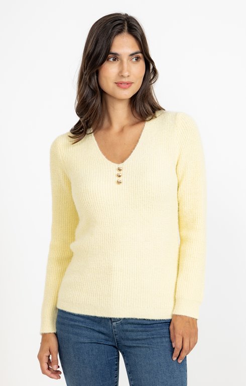 Pull en maille fantaisie brillante