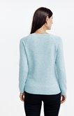 Pull en maille brillante
