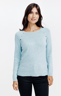 Pull en maille brillante