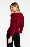 Pull en maille chenille et sequins