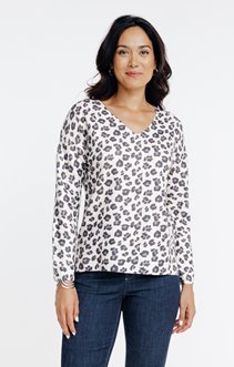 Pull imprimé léopard