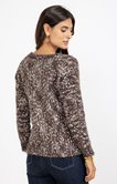 Pull en maille fluffy pop corn