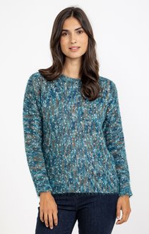 Pull en maille fluffy pop corn