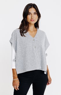 Cardigan forme poncho