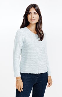 Cardigan col rond