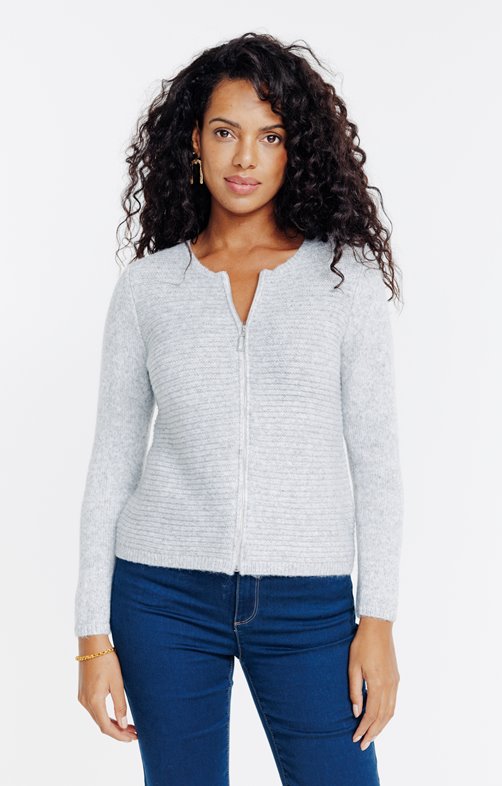 Cardigan col rond