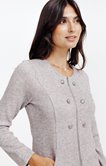 Cardigan maille brillante