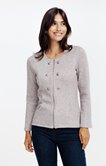 Cardigan maille brillante