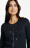 Cardigan maille brillante