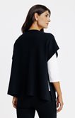 Cardigan poncho sans manches