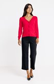 Cardigan avec boutons en forme de coeur