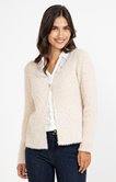 Cardigan matière fantaisie