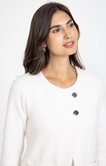 Cardigan fermeture asymétrique