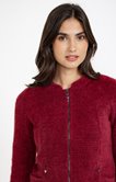 Cardigan matière fantaisie