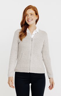Cardigan maille brillante